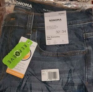 Mens Sonoma Skinny Jeans 32x34